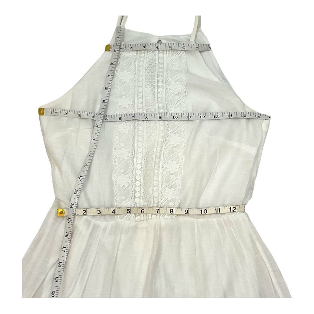 Kings Road Women's White Polyester Sleeveless Long Maxi Dress Size Small. - Picture 11 of 11
